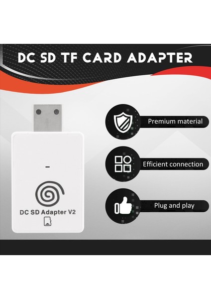 Dc Sd Tf Card Adapter Reader V2 Voor For Sega Dreamcast En CD Met (Yurt Dışından) fırsatları