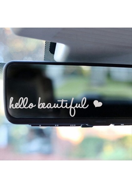 10 Adet Dikiz Aynası Çıkartması, Araba Camları, Aynalar ve Dizüstü Bilgisayarlar Için Beyaz (Yurt Dışından) fiyatları