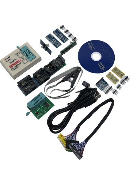 EZP2023 USB Spı Programlayıcı 12 Adaptörlü (Yurt Dışından)