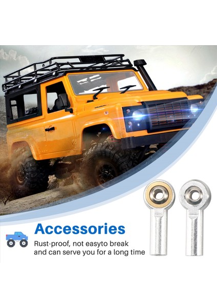 10 Adet M4 Metal Bağlantı Çubuğu Ucu Bağlantı Bilyalı Baş Tutucu 1/10 (Yurt Dışından) fırsatları