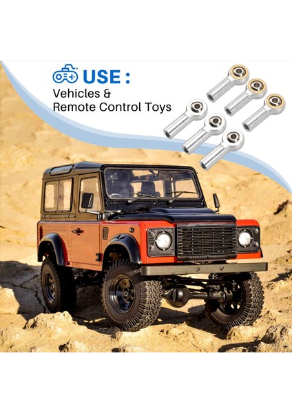 10 Adet M4 Metal Bağlantı Çubuğu Ucu Bağlantı Bilyalı Baş Tutucu 1/10 (Yurt Dışından) indirimleri