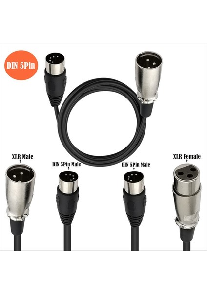 Mıdı Veya Xlr Dın 5p Erkek - Xlr Dişi Kablolar (Yurt Dışından) fiyatları
