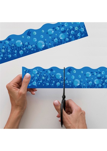 20M Mavi Pano Kenarlıkları Çıkartmalar Kabarcık Desenli Kara Tahta (Yurt Dışından) indirimleri