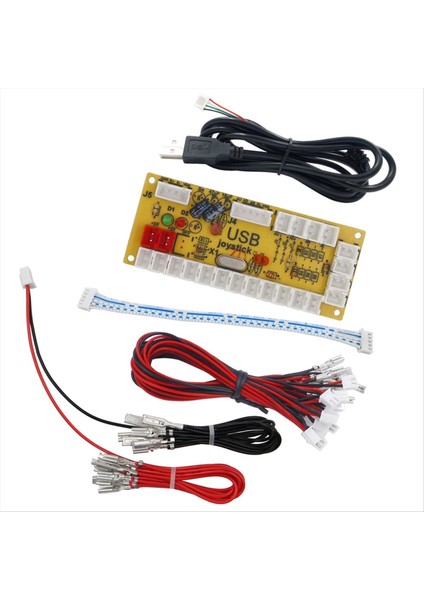 Raspberry Pi Için Pc'ye USB Kodlayıcı ile LED Sıfır Gecikmeli Arcade Oyunu Kartı (Yurt Dışından)