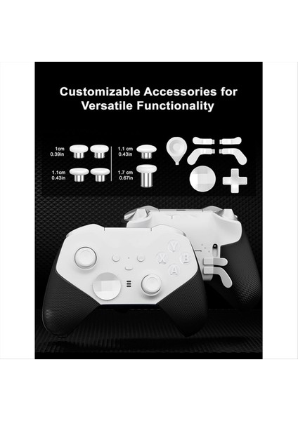 Xbox One Elite Series 2 B Için Metal Thumbsticks Joystick Kapağı (Yurt Dışından) fiyatları
