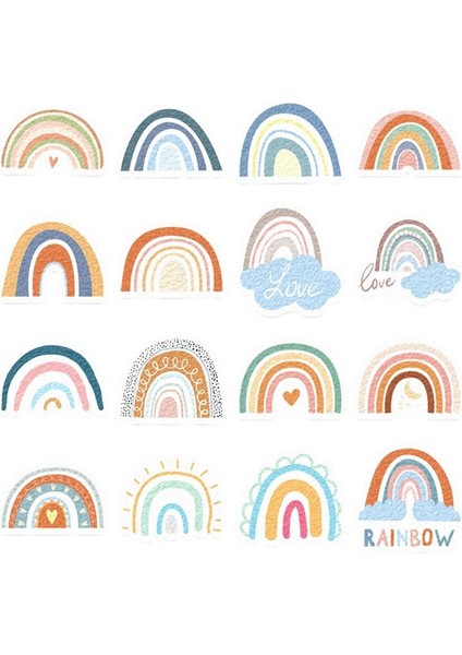 Kaygı Duyusal Için 16 Adet Sakinleştirici Çıkartma (Yurt Dışından)