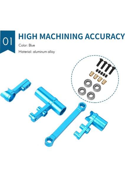 Alüminyum Alaşımlı Direksiyon Mafsalı Göbeği Servo Koruyucu Yükseltme Parçaları Mavi (Yurt Dışından) fırsatları