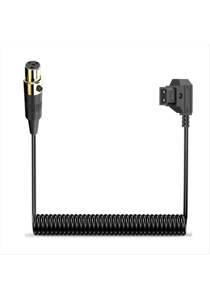 Arrı Için D-Tap Erkek - Mini Xlr 4 Pin Dişi Sarmal Güç Kablosu (Yurt Dışından)