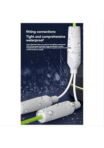 Poe Ayırıcı 2'si 1 Arada Kablo Konnektörü Üç Yollu Konnektör (Yurt Dışından)