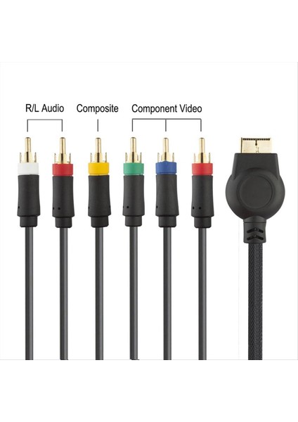 1,8 M Bileşen Kablosu Yüksek Çözünürlüklü Av Kablosu Oyun Kablosu Aksesuarları (Yurt Dışından) modelleri