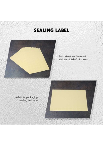 1050 Kristal Şeffaf Yuvarlak Çıkartmalar 19MM Yapışkanlı Mühür Etiketi (Yurt Dışından) fırsatları