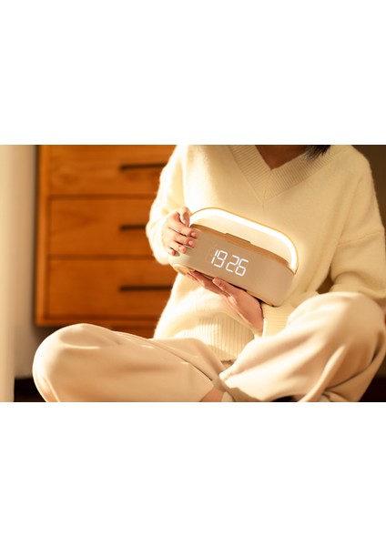 Keyif Taşınabilir Bluetooth Hoparlör Saat Wireless Şarj Cihazı modelleri