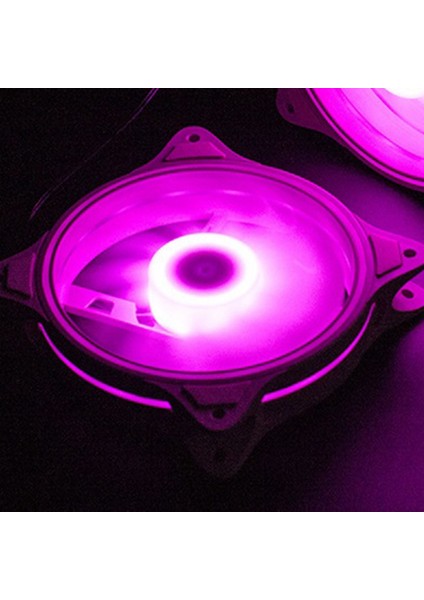 12 cm Pembe LED Sessiz Yüksek Rüzgar Hacmi Bilgisayar Rgb Soğutma Fanı (Yurt Dışından) fiyatları