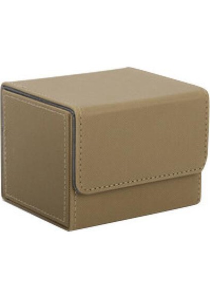 Mtg Yugioh Kart Tutucu 100+ Için Yan Yüklemeli Kart Kutusu, Kum Rengi (Yurt Dışından)