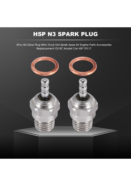 5 Adet N3 Kızdırma Bujisi Nitro Kamyon Sıcak Kıvılcım Apex Sh Motor Parçaları (Yurt Dışından) fırsatları