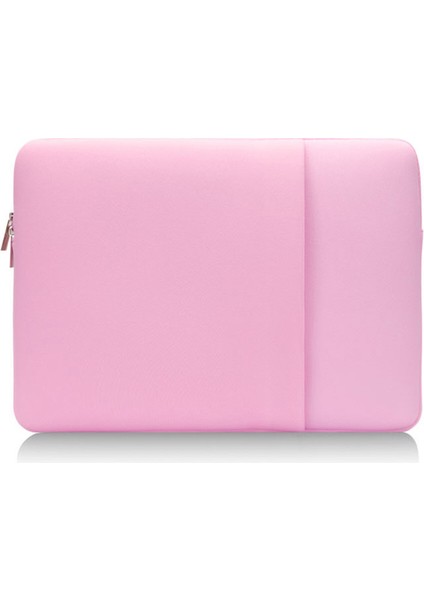 Enze 3061 15,8 Inç Dizüstü Bilgisayar Çantası Su Geçirmez Dizüstü Bilgisayar Çift Fermuarlı Koruyucu Kılıf Taşıma Çantası - Pembe (Yurt Dışından)
