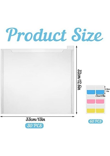 Vinil Kağıt Dosya Fotoğrafları Için Yapışkanlı 30 Parçalı Kağıt Saklama Kutusu (Yurt Dışından) fiyatları