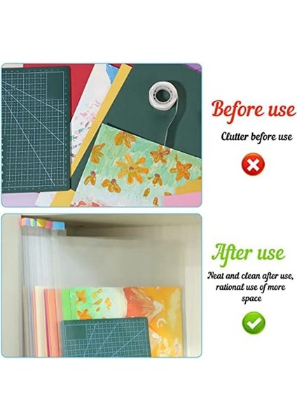 Vinil Kağıt Dosya Fotoğrafları Için Yapışkanlı 30 Parçalı Kağıt Saklama Kutusu (Yurt Dışından) fırsatları