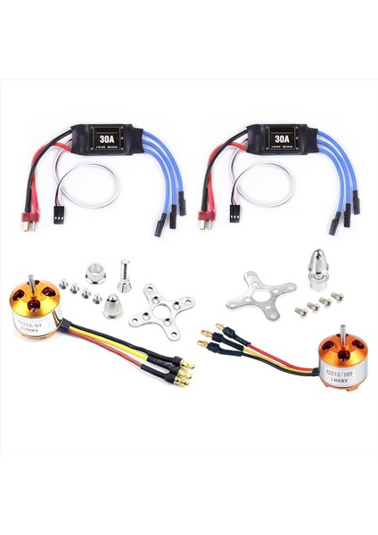 2 Adet 2212 1400KV/2200KV Fırçasız Motor Rc Uçak Quadcopter Ufo Için (Yurt Dışından)