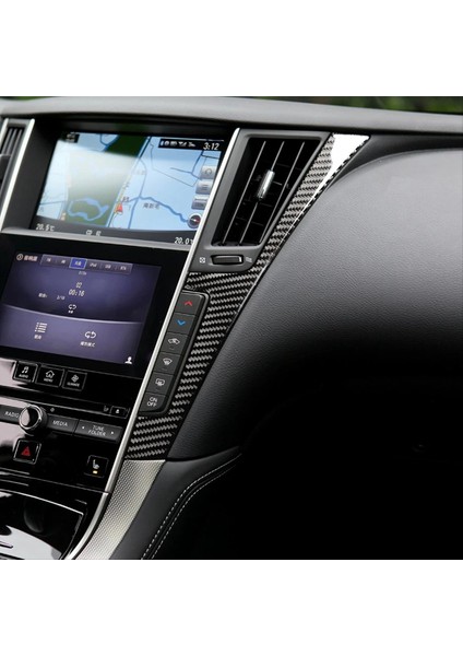 Infiniti Için Orta Konsol Paneli Her Iki Taraf Çerçeve Kaplama Kapağı Çıkartması (Yurt Dışından) modelleri