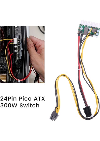 Pcı-E 6pın Giriş Dc 12V 300W Pıco Atx Anahtarı Psu Güç Kaynağı Modülü (Yurt Dışından) fiyatları