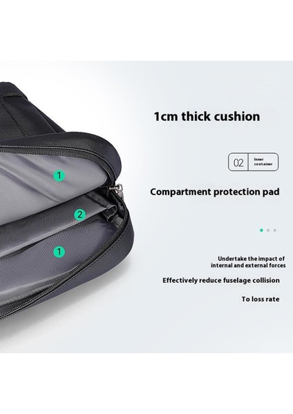 Mark Ryden MR425 Oxford Kumaş Evrak Çantası Erkek Iş Seyahat Dizüstü Bilgisayar Çantası Çapraz Askılı Çanta - Gri / 14 Inç (Yurt Dışından) fiyatları