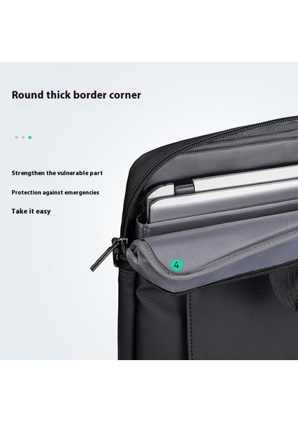 Mark Ryden MR425 Oxford Kumaş Evrak Çantası Erkek Iş Seyahat Dizüstü Bilgisayar Çantası Çapraz Askılı Çanta - Gri / 14 Inç (Yurt Dışından) fırsatları