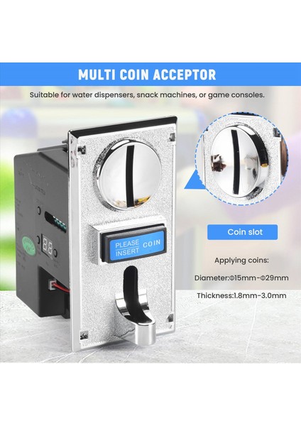 Mekanizmalı Otomat Makinesi ve Arcade Oyunu Için Çoklu Jeton Seçici (Yurt Dışından) fırsatları