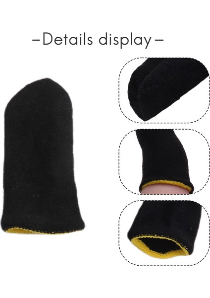 Pubg Oyunları Için Karbon Fiber Parmak Kılıfları Siyah ve Sarı (16 Adet) (Yurt Dışından) indirimleri