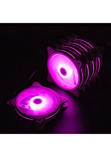 4 Pin 120MM Soğutucu Fan Pc Fanları 3 Diyaframlı Iç Dış Pembe 3'lü Paket (Yurt Dışından) fiyatları