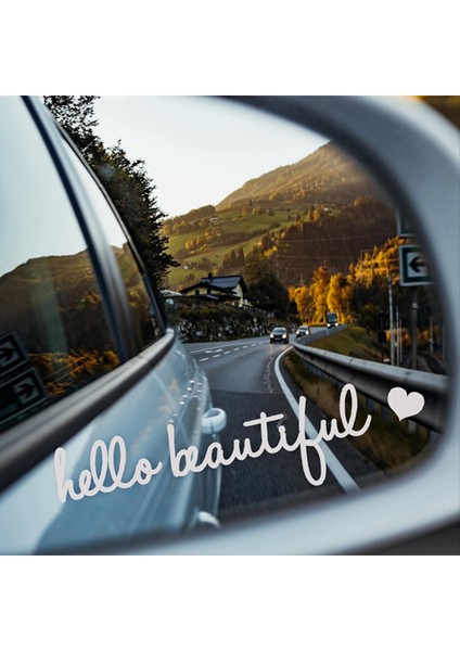 10 Adet Dikiz Aynası Çıkartması, Araba Camları, Aynalar ve Dizüstü Bilgisayarlar Için Beyaz (Yurt Dışından) indirimleri