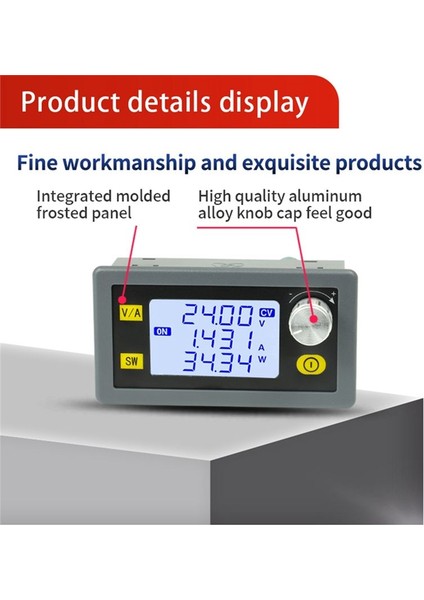 SK35H Dc Dc Buck Boost Dönüştürücü cc Cv 0.6-30V 4A 5V 6V Güç Modülü (Yurt Dışından) indirimleri