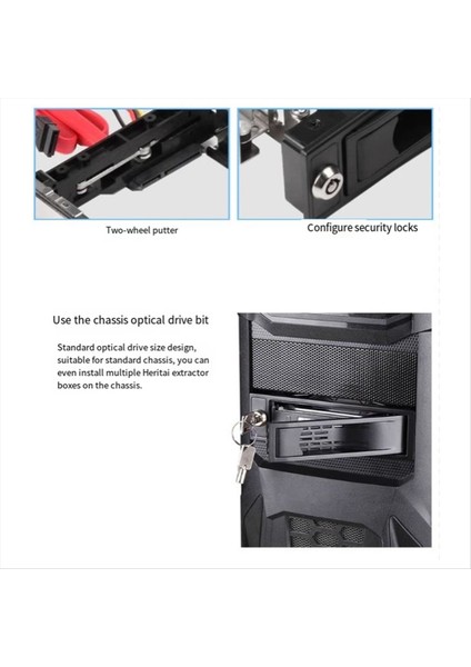 3,5 Inç Ssd'den 5,25 Inç Yuva Tepsisi Sabit HDD Montaj Yuvası Braketi (Yurt Dışından) fırsatları