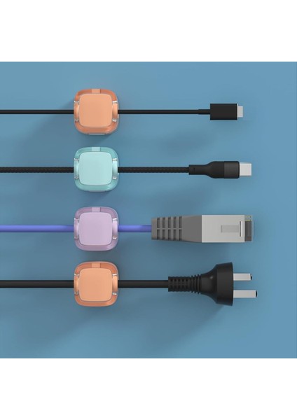 8'li Paket Manyetik Kablo Klipsi, Ayarlanabilir Kablo Tutucu (Yurt Dışından) fiyatları