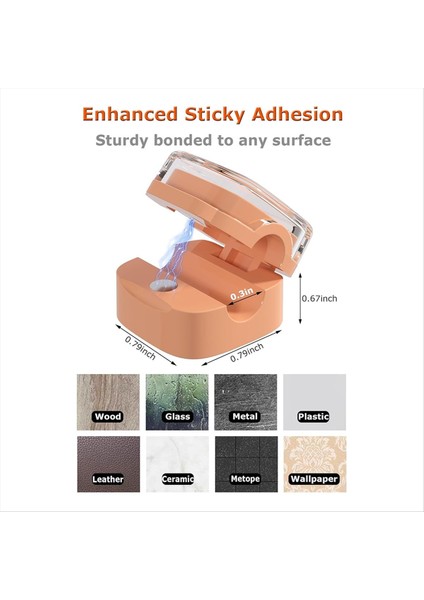 8'li Paket Manyetik Kablo Klipsi, Ayarlanabilir Kablo Tutucu (Yurt Dışından) modelleri