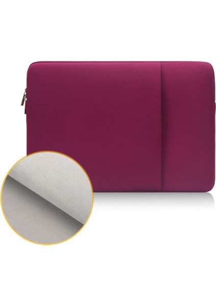 Enze 3061 15,8 Inç Dizüstü Bilgisayar Çantası Su Geçirmez Dizüstü Bilgisayar Çift Fermuarlı Koruyucu Kılıf Taşıma Çantası - Şarap Kırmızısı (Yurt Dışından) indirimleri