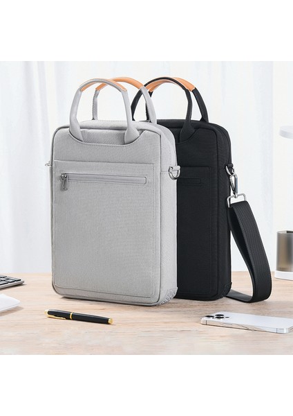 12,9 Inç Dizüstü Bilgisayar Çantası, Tablet Pc Saklama Çantası, Evrak Çantası, Oxford Kumaş Omuz Çantası - Gri (Yurt Dışından) indirimleri