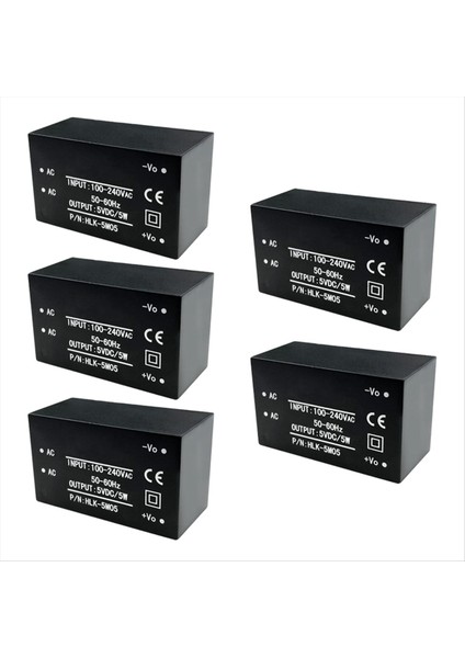 5 Adet Ac-Dc Güç Kaynağı Modülü Ac Dc Dönüştürücü 220V - 5V Akıllı (Yurt Dışından)