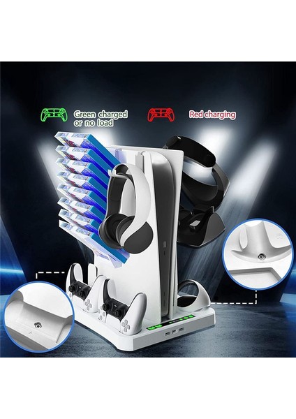 Ps Vr2 Ps5 Şarj Istasyonu ve Soğutma Fanı Için (Yurt Dışından) indirimleri
