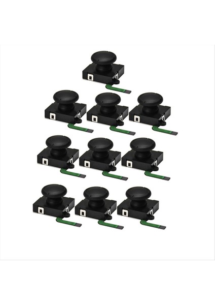 Switch Lite Için 10 Adet Joystick Ns Için 3D Analog Joystick Başparmak Çubukları (Yurt Dışından)