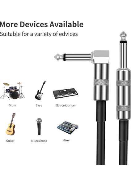 Gitar Kablosu Elektrik Enstrüman Bas Amp Kablosu Elektrik Mandolin Için (Yurt Dışından) modelleri