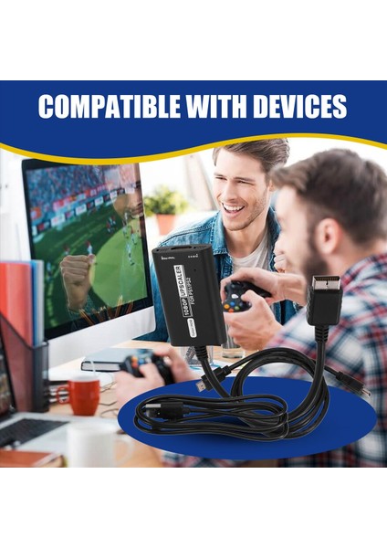 Ps1 / Ps2 Rgbs / Ypbpr Yükseltici Hd Dönüştürücü Adaptörü Için 1080P (Yurt Dışından) indirimleri