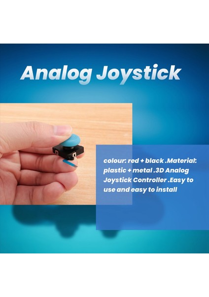 Nintendo Switch Için Iki Paket Analog 3D Joy-Con Joystick Yedeği (Yurt Dışından) fırsatları