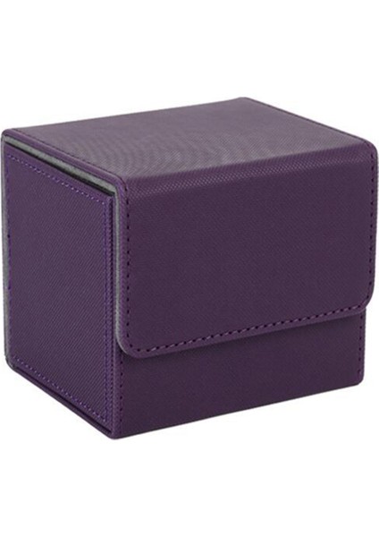 Mtg Yugioh Kart Tutucu 100+ Için Yan Yüklemeli Kart Kutusu, Mor (Yurt Dışından)