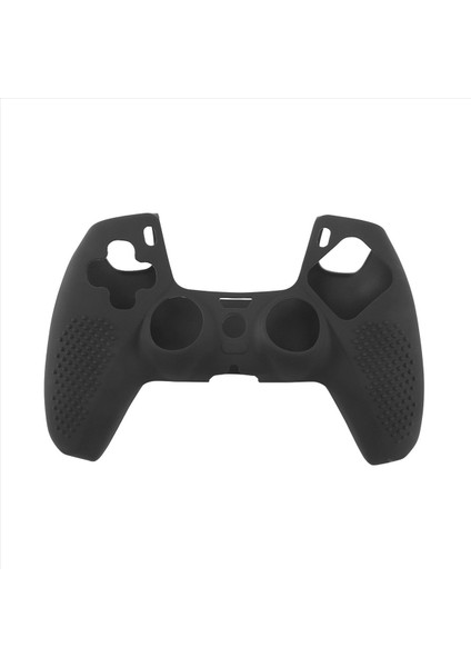 Ps5 Oyun Kumandası Için Silikon Koruyucu Sap Kılıfı (Siyah) (Yurt Dışından)