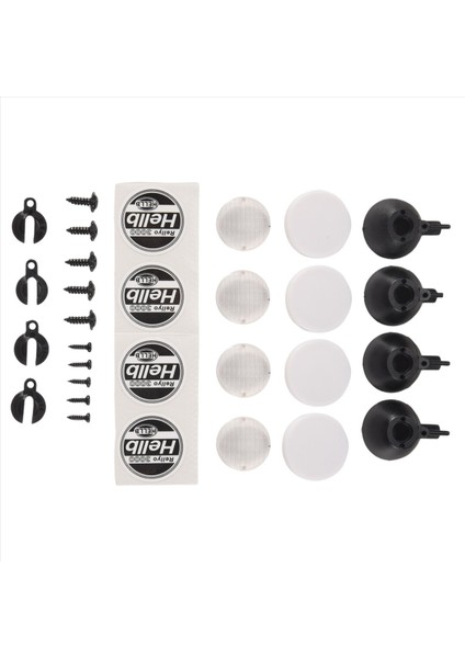 1:10 Tamiya Hsp SCX10 Traxxas Trx-4 Için 4 Adet Yuvarlak LED Işık Kılıfı (Yurt Dışından) fiyatları