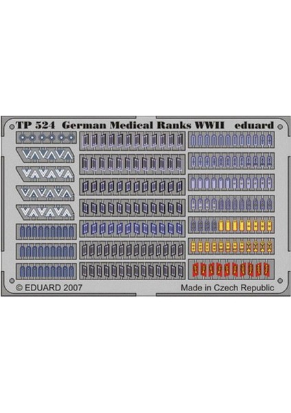 Tp524 1/35 Ölçek, German Medical Ranks WWII Maket fiyatları