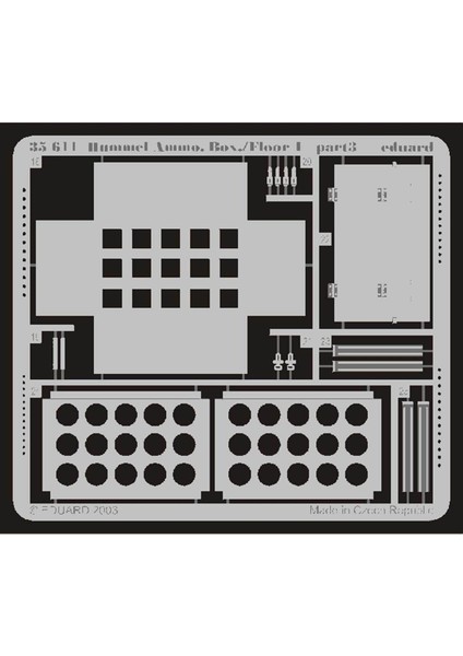 35611 1/35 Ölçek, Hummel Ammo. Box/Floor 1 For Dra fırsatları