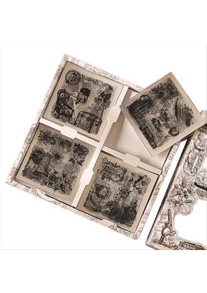 Günlük Malzemeleri Için Scrapbook Çıkartmaları, Aşırı Siyah ve Beyaz (Yurt Dışından)