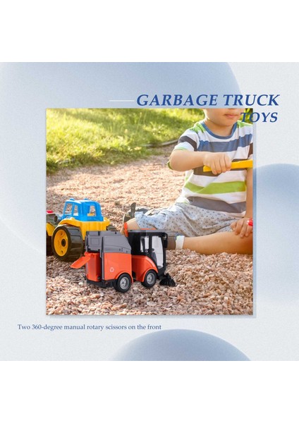 Sokak Süpürme Kamyonu Işık ve Ses Efektleri Sürtünmeyle Çalışan Tekerlekler (Yurt Dışından) fırsatları